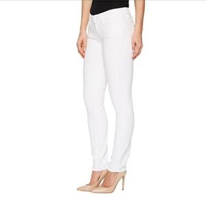 Paige Denim Skyline Ankle Peg White Jeans